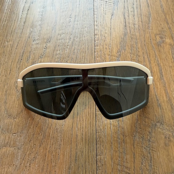 Ferrari Accessories - Ferrari Sunglasses — FZ 6010U — Matte White/Grey